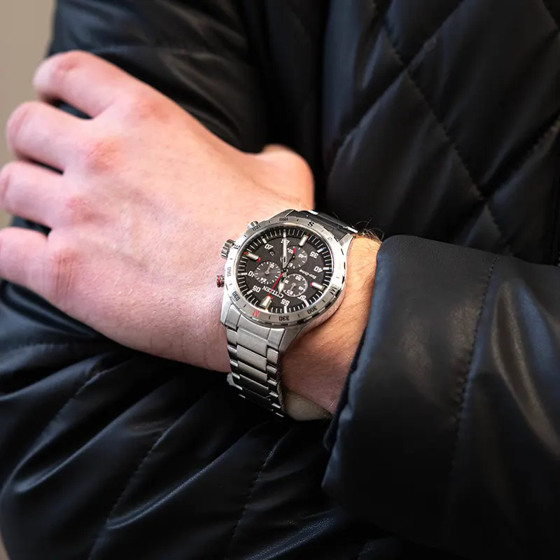 Citizen Sports Eco-Drive Chronograph Men's Watch- AT2520-89E